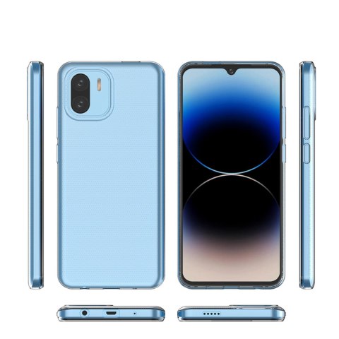 Ultra cienkie etui pokrowiec 0.5mm do Xiaomi Redmi A2 / Redmi A1 Ultra Clear przezroczyste HURTEL