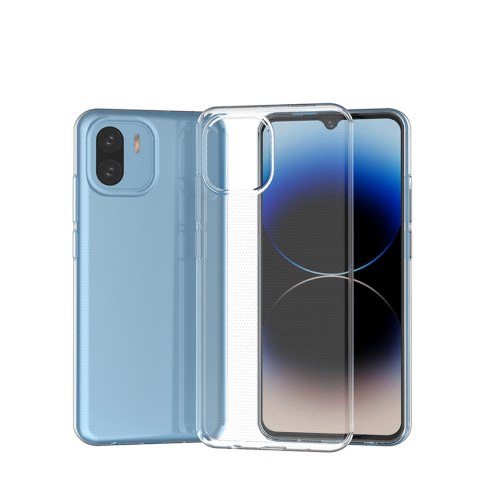 Ultra cienkie etui pokrowiec 0.5mm do Xiaomi Redmi A2 / Redmi A1 Ultra Clear przezroczyste HURTEL