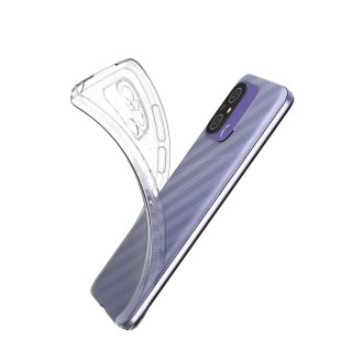 Ultra cienkie etui pokrowiec 0.5mm do Xiaomi Xiaomi Redmi 11A / Poco C55 / Redmi 12C Ultra Clear przezroczyste HURTEL