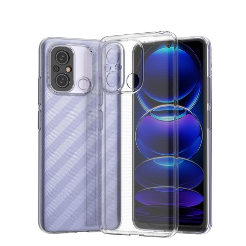 Ultra cienkie etui pokrowiec 0.5mm do Xiaomi Xiaomi Redmi 11A / Poco C55 / Redmi 12C Ultra Clear przezroczyste HURTEL