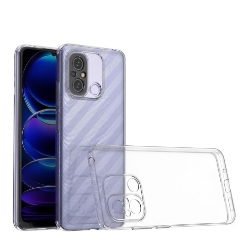 Ultra cienkie etui pokrowiec 0.5mm do Xiaomi Xiaomi Redmi 11A / Poco C55 / Redmi 12C Ultra Clear przezroczyste HURTEL