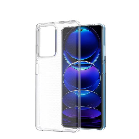 Ultra cienkie etui pokrowiec 0.5mm do Xiaomi Xiaomi Redmi Note 12 Pro+ Ultra Clear przezroczyste HURTEL