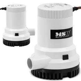 Pompa zęzowa do wody automatyczna do 6 m 125 l/min 12 V 8,5 A MSW