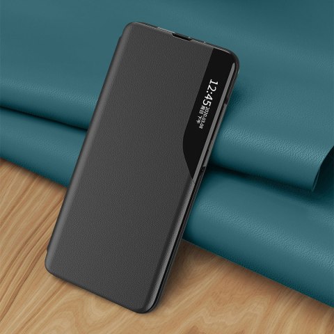 Etui pokrowiec do Samsung S24 z klapką i podstawką Eco Leather View Case czarne HURTEL