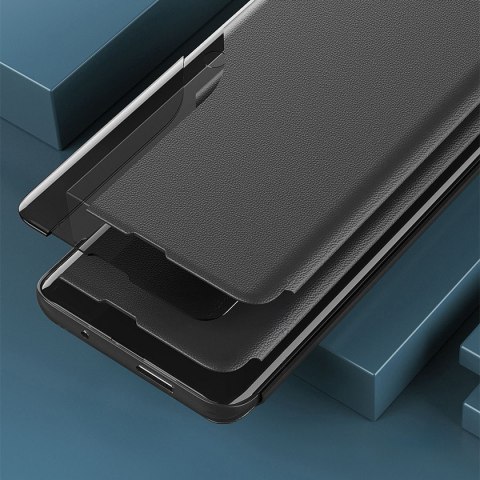 Etui pokrowiec do Samsung S24 z klapką i podstawką Eco Leather View Case czarne HURTEL