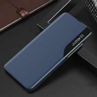 Etui pokrowiec do Samsung S24 z klapką i podstawką Eco Leather View Case niebieskie HURTEL