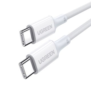 Kabel przewód USB-C 100W 5A PD 480Mbps 1.5m biały UGREEN