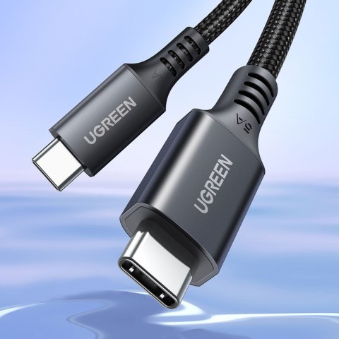 Kabel przewód USB-C 100W 5A PD 480Mbps 3m szary UGREEN