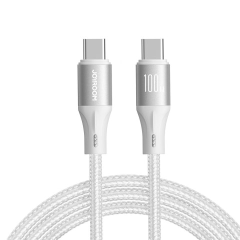 Kabel przewód USB-C 100W Light-Speed Series 1.2m biały JOYROOM