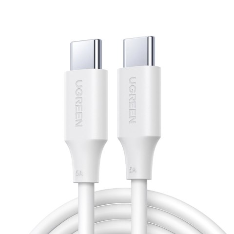 Kabel przewód USB-C PD QC 100W 5A 480Mb/s 2m biały UGREEN