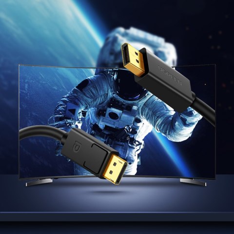 Kabel przewód do monitora TV DisplayPort 3m czarny UGREEN