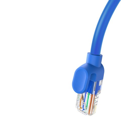 Kabel przewód sieciowy Ethernet Cat 6 RJ-45 1000Mb/s skrętka 0.5m niebieski BASEUS