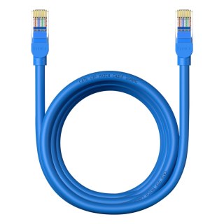 Kabel przewód sieciowy Ethernet Cat 6 RJ-45 1000Mb/s skrętka 3m niebieski BASEUS