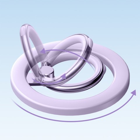 Magnetyczny uchwyt na telefon na palec MagSafe fioletowy JOYROOM