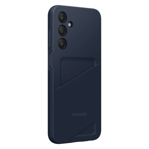 Oryginalne etui do Samsung Galaxy A25 5G z kieszenią na karty czarno-niebieskie SAMSUNG