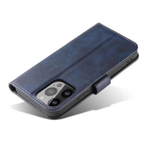 Pokrowiec etui z klapką i portfelem do Samsung S24 Plus Magnet Case niebieskie HURTEL