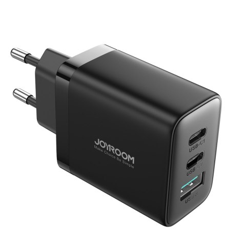 Szybka ładowarka sieciowa 2x USB-C / 1x USB-A 32W czarna JOYROOM