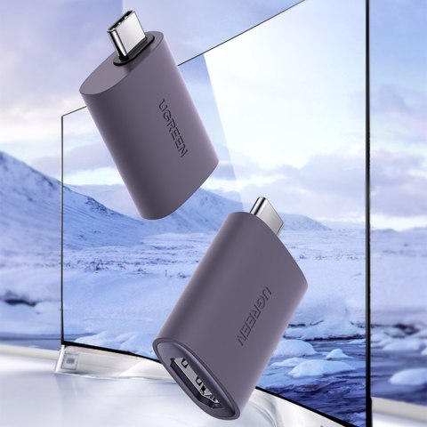 Adapter przejściówka obrazu Video USB-C na HDMI 4K szary UGREEN