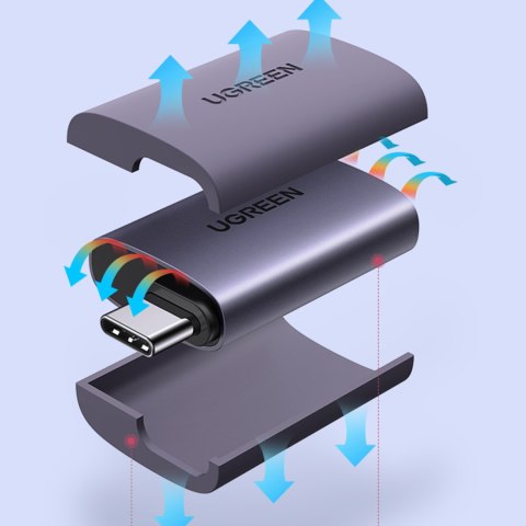 Adapter przejściówka obrazu Video USB-C na HDMI 4K szary UGREEN