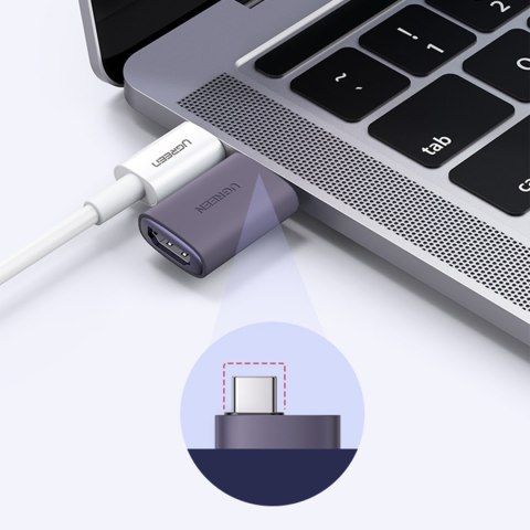 Adapter przejściówka obrazu Video USB-C na HDMI 4K szary UGREEN