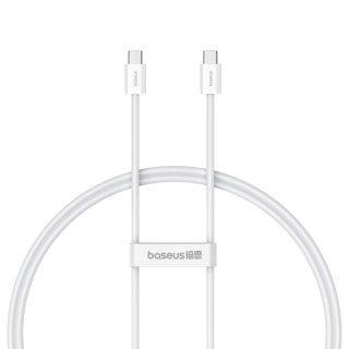 Kabel przewód USB-C 30W PD 480Mb/s Superior Series ll 1m biały BASEUS