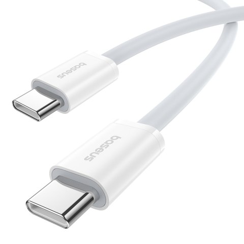 Kabel przewód USB-C 30W PD 480Mb/s Superior Series ll 1m biały BASEUS