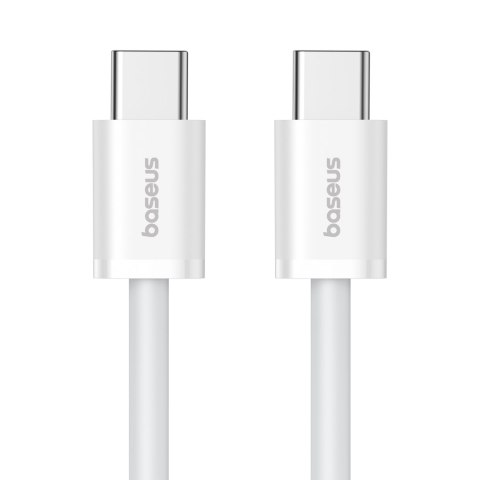 Kabel przewód USB-C 30W PD 480Mb/s Superior Series ll 1m biały BASEUS