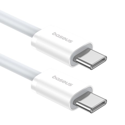 Kabel przewód USB-C 30W PD 480Mb/s Superior Series ll 1m biały BASEUS