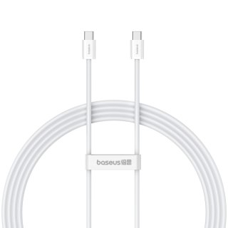 Kabel przewód USB-C 30W PD 480Mb/s Superior Series ll 2m biały BASEUS