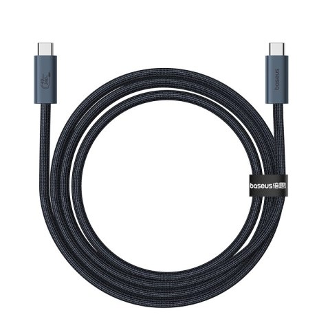 Kabel przewód USB-C - USB-C 240W PD 8K 60Hz 40Gb/s 1m czarny BASEUS