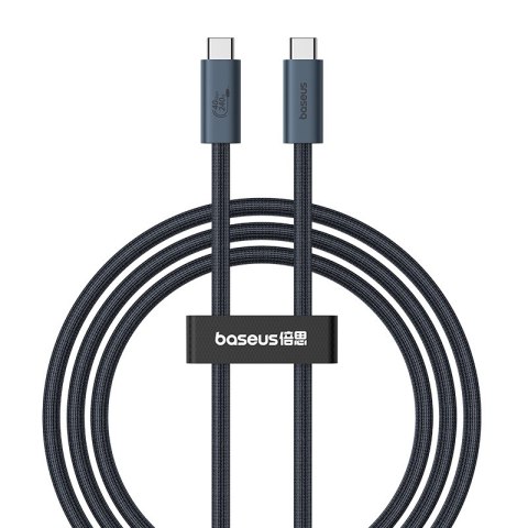 Kabel przewód USB-C - USB-C 240W PD 8K 60Hz 40Gb/s 1m czarny BASEUS