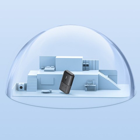 Zewnętrzna karta sieciowa USB WiFi 2.4GHz 300Mb/s czarna BASEUS