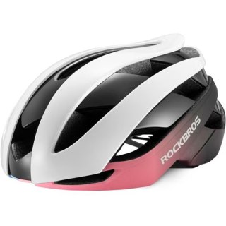 Kask rowerowy uniwersalny regulowany rozmiar L niebiesko-różowy ROCKBROS