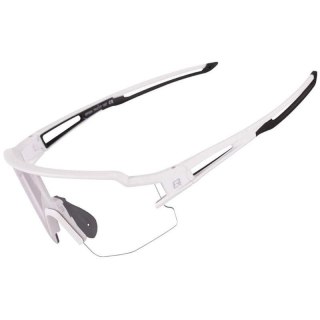 Okulary rowerowe fotochromowe z filtrami UV 400 UVA i UVB białe ROCKBROS