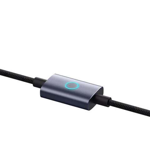 Kabel przewód USB-C - DisplayPort DP 8K PD 100W High Definition Series 1.5m - czarny BASEUS