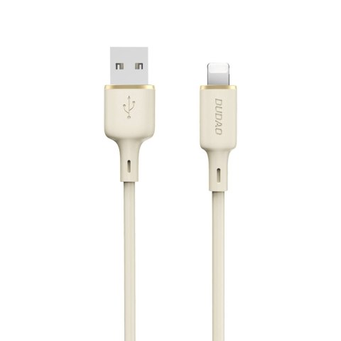 Kabel przewód do iPhone wzmacniany SR USB-A - Lightning 5A 1m beżowy DUDAO