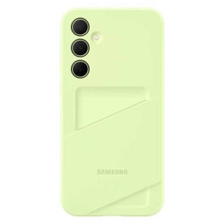 Oryginalne etui Card Slot Case z kieszenią na karty do Samsung Galaxy A35 zielone SAMSUNG