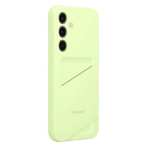 Oryginalne etui Card Slot Case z kieszenią na karty do Samsung Galaxy A35 zielone SAMSUNG