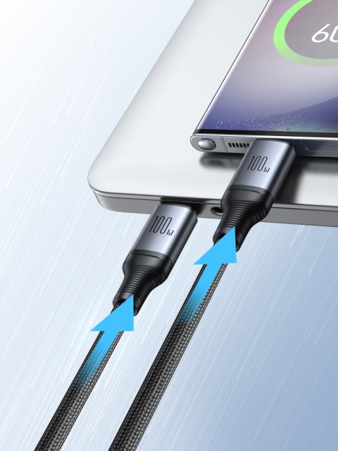 2w1 Kabel przewód Speedy Series USB-C - 2x USB-C 1.5m czarny JOYROOM