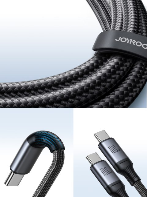 2w1 Kabel przewód Speedy Series USB-C - 2x USB-C 1.5m czarny JOYROOM