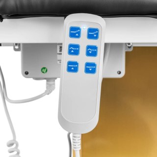 Fotel kosmetyczny do masażu tatuażu SPA 150 kg VITERBO - czarno złoty Physa