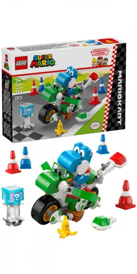 Klocki Super Mario 72031 Mario Kart - Yoshi Bike LEGO