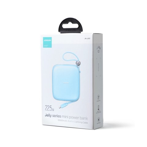 Powerbank 10000mAh Jelly Series 22.5W kabel Iphone Lightning niebieski JOYROOM