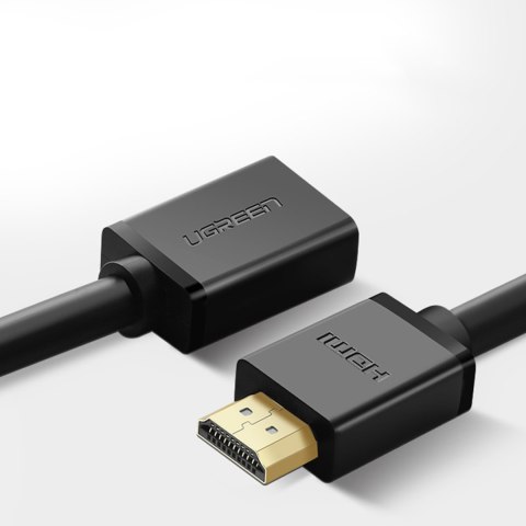 Przedłużacz przejściówka kabla HDMI 2.0 4K 1m czarny UGREEN