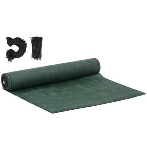 Siatka cieniująca maskująca do ogrodzenia HDPE 50 x 1.2 m 150 g/m2 - zestaw WIESENFIELD