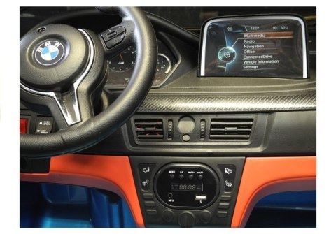 Auto Na Akumulator BMW X6M Niebieskie Lakierowane LEAN CARS