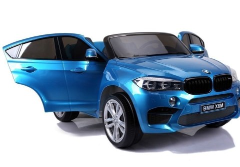 Auto Na Akumulator BMW X6M Niebieskie Lakierowane LEAN CARS