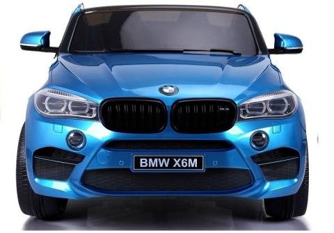 Auto Na Akumulator BMW X6M Niebieskie Lakierowane LEAN CARS