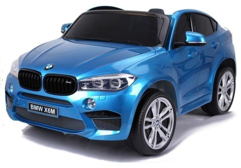 Auto Na Akumulator BMW X6M Niebieskie Lakierowane LEAN CARS