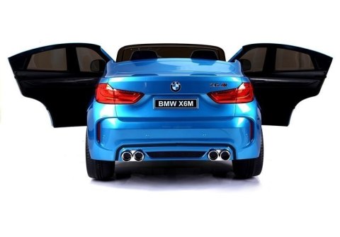 Auto Na Akumulator BMW X6M Niebieskie Lakierowane LEAN CARS